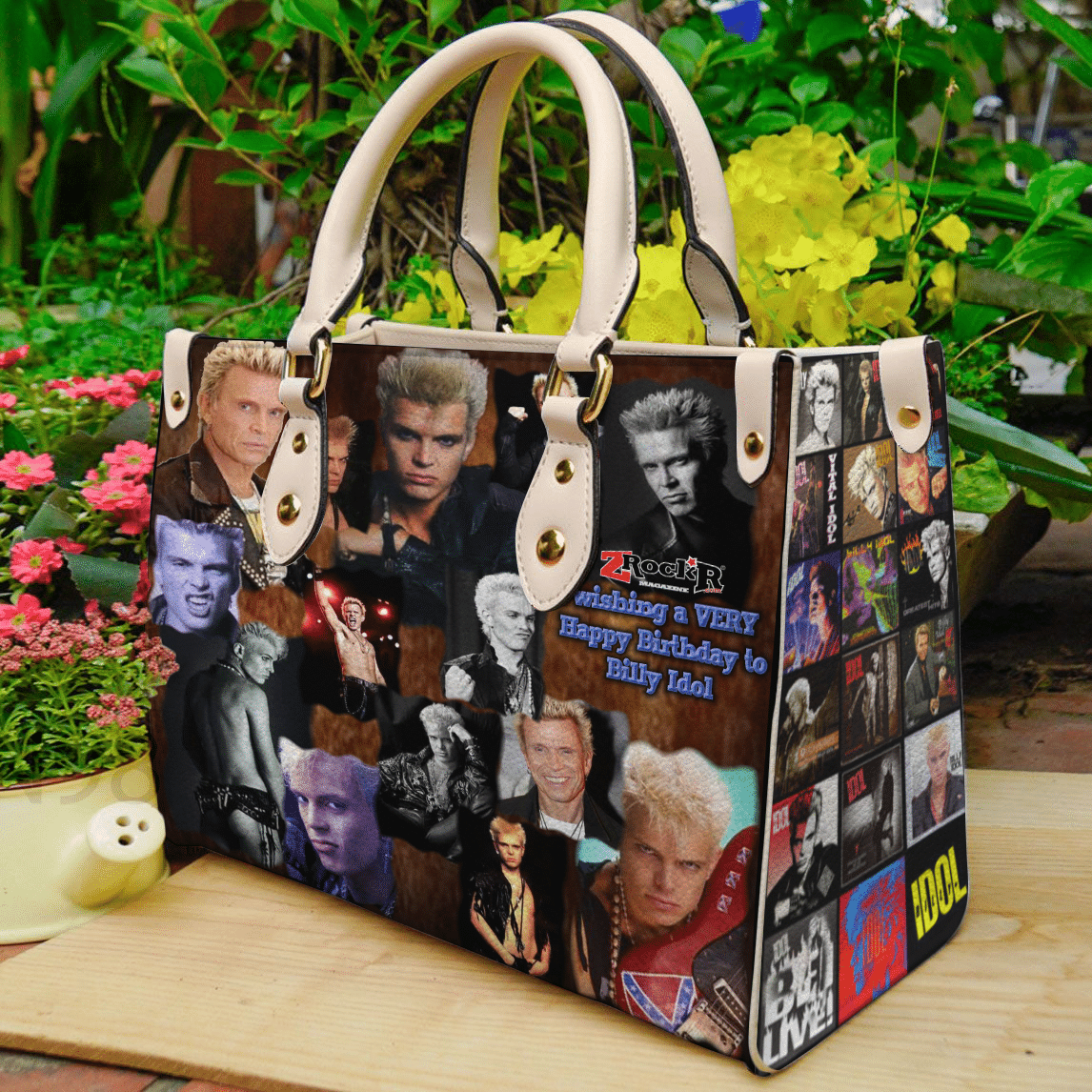 Billy Idol Leather Handbag 1 Billy Idol Leather Handbag