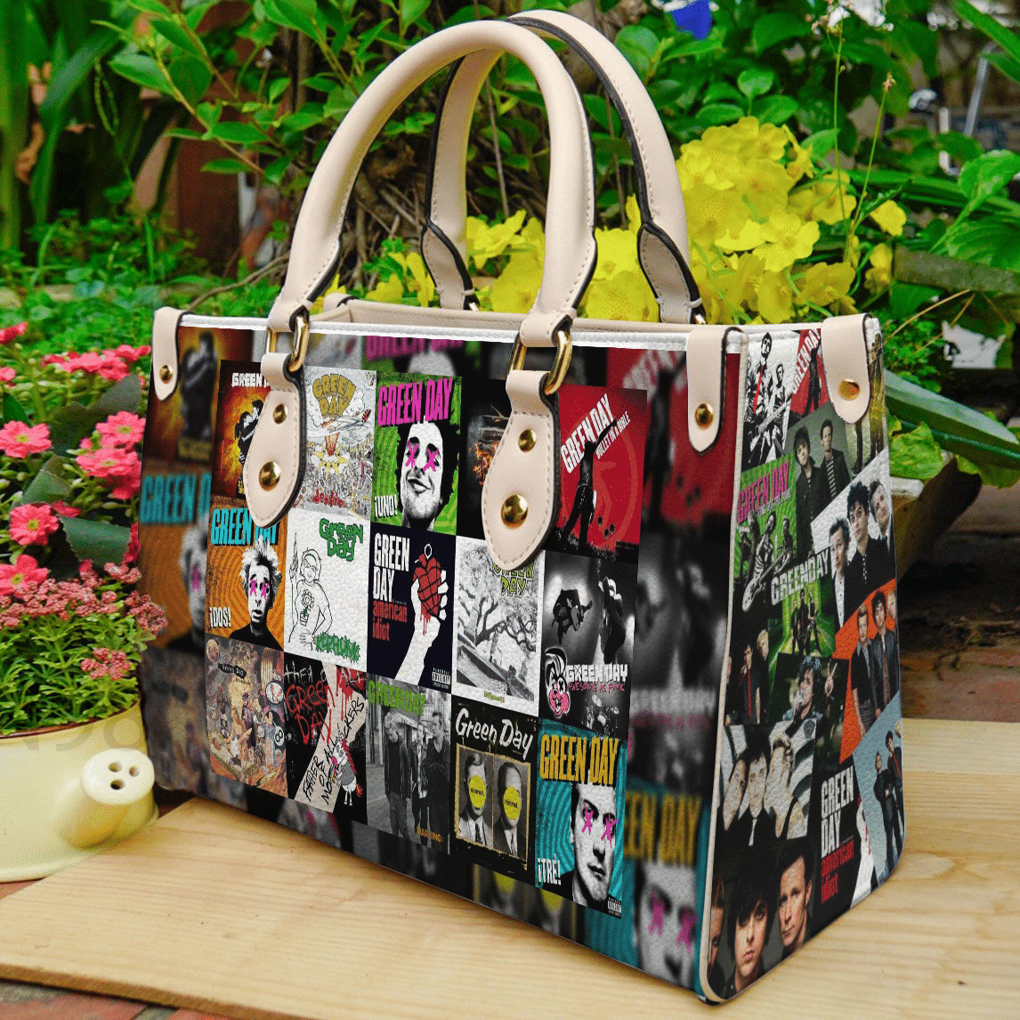 Green Day Leather Handbag 1 Green Day Leather Handbag