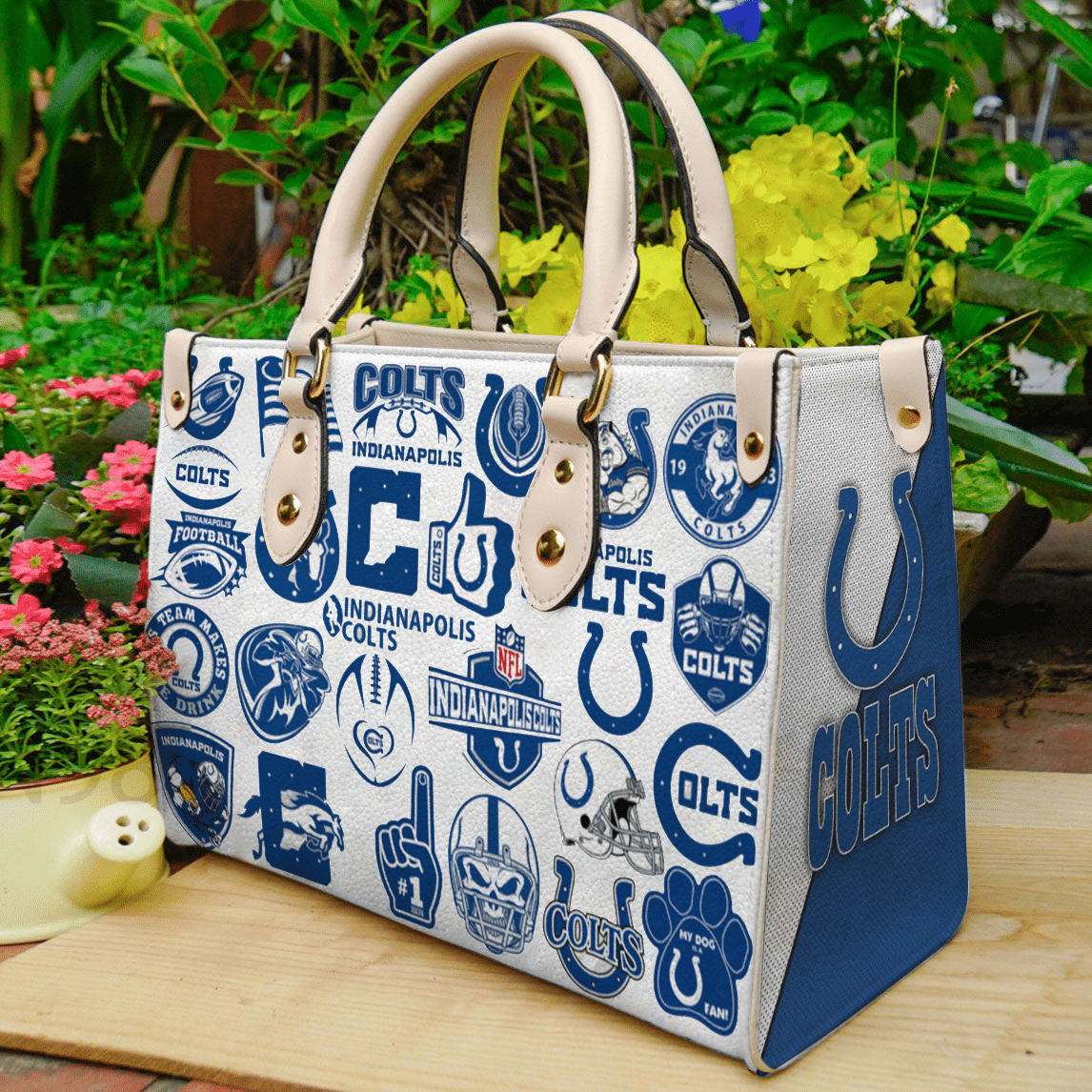 Indianapolis Colts Leather Handbag 1 Indianapolis Colts Leather Handbag