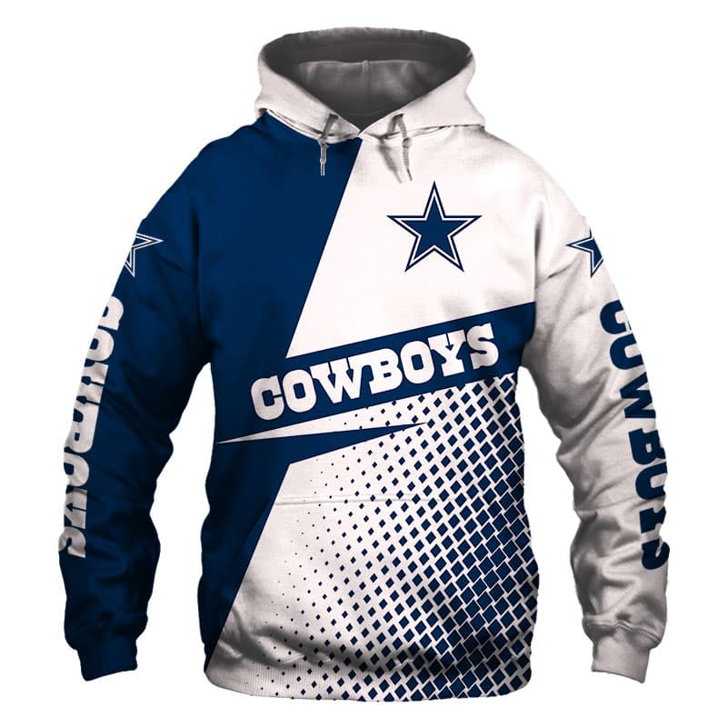 Dallas Cowboys Hoodie Zip Hoodie 3D 1 Dallas Cowboys Hoodie Zip Hoodie 3D