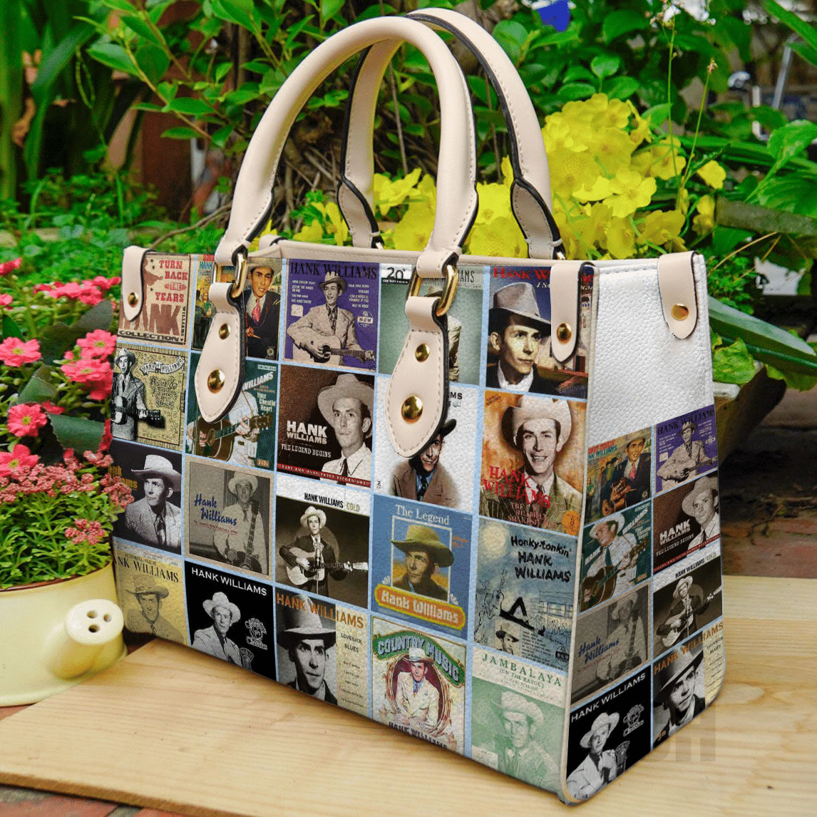 Hank Williams Leather Handbag 1 Hank Williams Leather Handbag