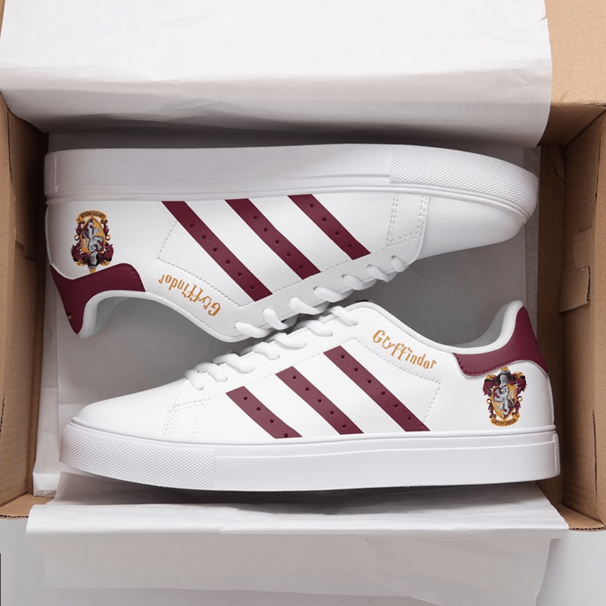 Harry Potter Gryffindor Stan Smith Shoes 1 Harry Potter Gryffindor Stan Smith Shoes