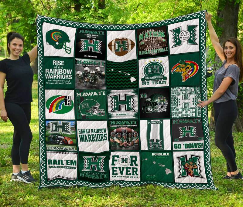 Hawaii Rainbow Warriors Blanket 1 Hawaii Rainbow Warriors Blanket
