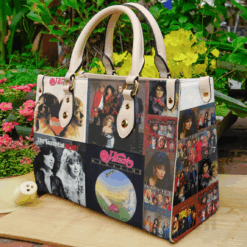 Heart Band Leather Handbag