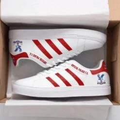 Crystal Palace Fc White Red Stan Smith Shoes