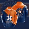 Houston Astros Hoodie Zip Hoodie 3D
