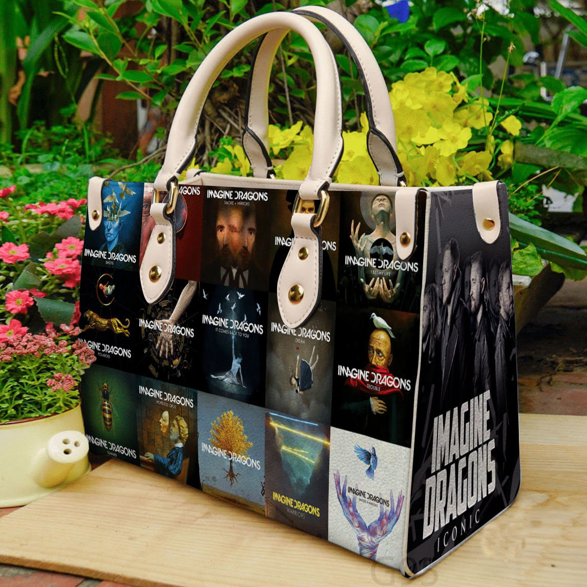 Imagine Dragon Leather Handbag 1 Imagine Dragon Leather Handbag