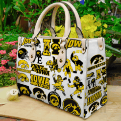 Iowa Hawkeyes Leather Handbag