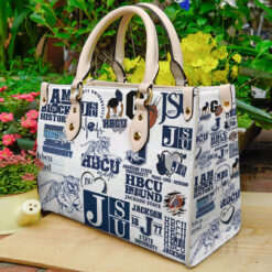 Jackson State Tigers Leather Handbag