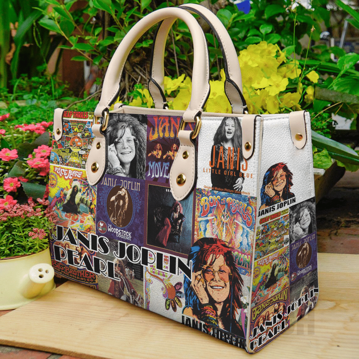 Janis Joplin Leather Handbag 1 Janis Joplin Leather Handbag