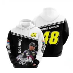 Jimmie Johnson Hoodie Zip Hoodie 3D