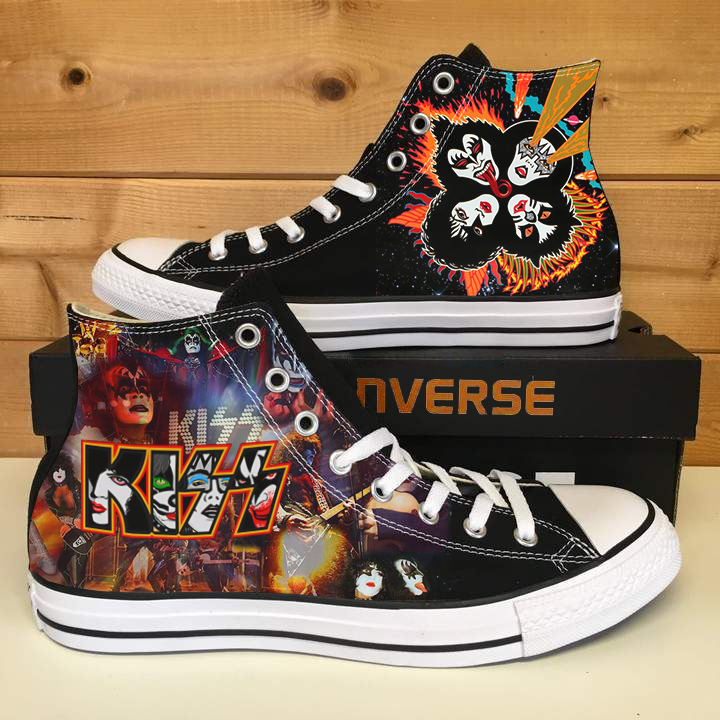 Kiss Band High Top Shoes 1 Kiss Band High Top Shoes