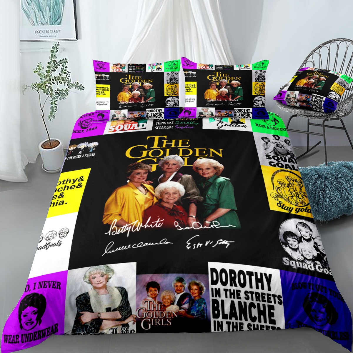 The Golden Girls Bedding Set 1 The Golden Girls Bedding Set