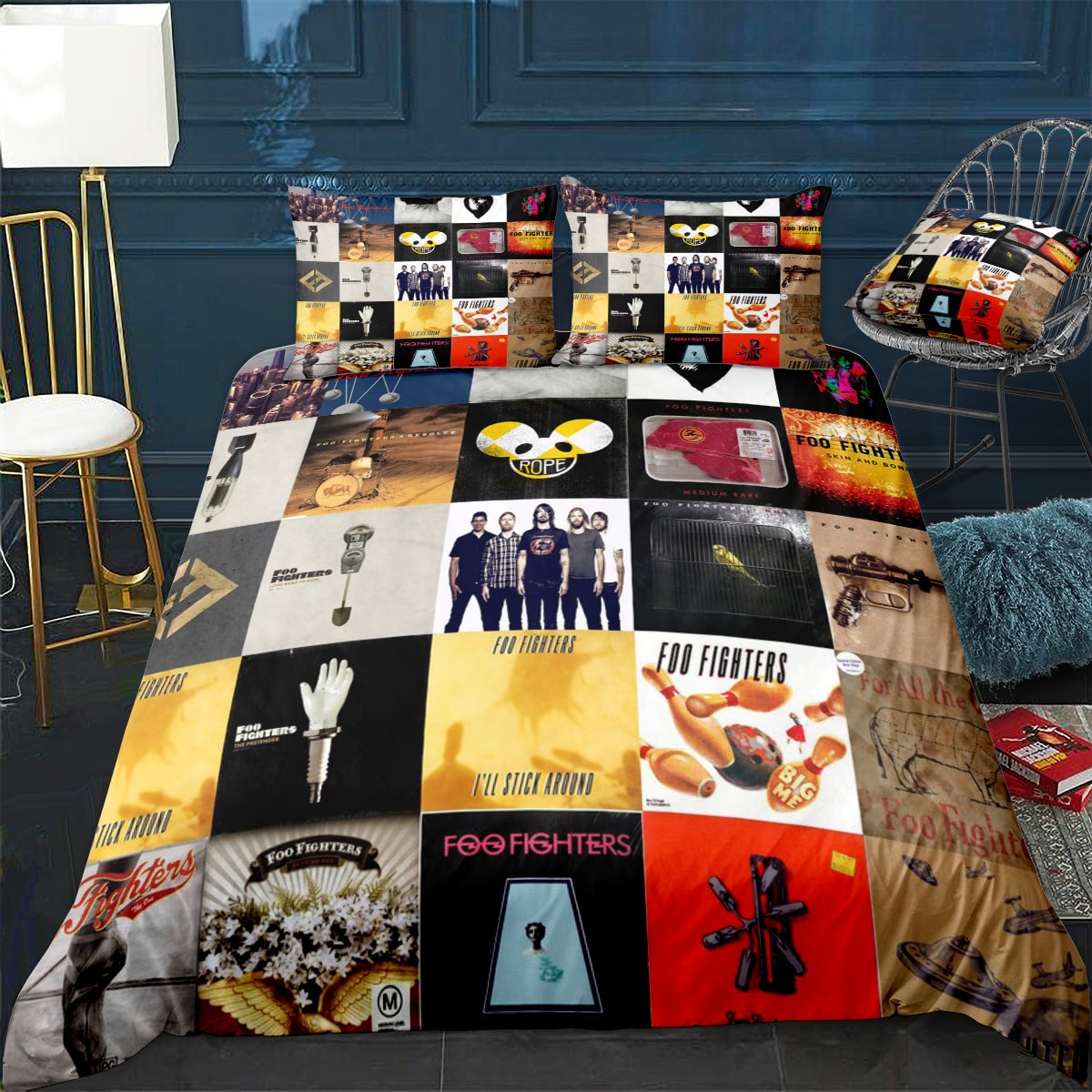Foo Fighters Bedding Set 1 Foo Fighters Bedding Set