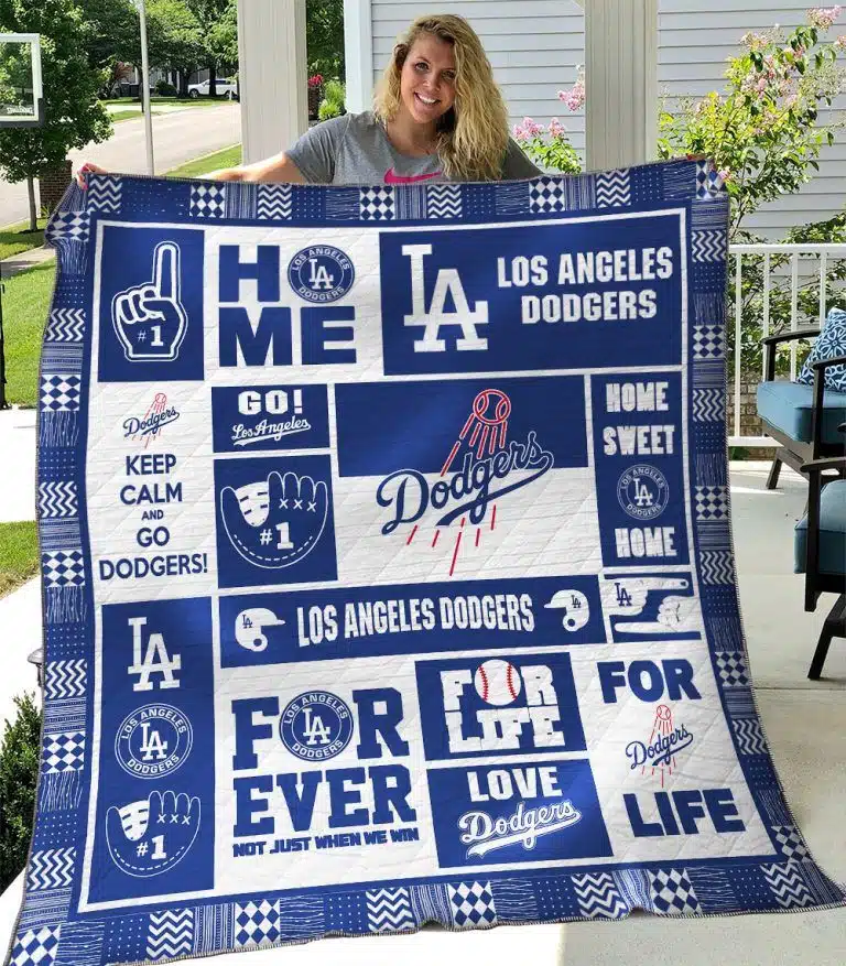 Los Angeles Dodgers 2 Blanket 1 Los Angeles Dodgers 2 Blanket