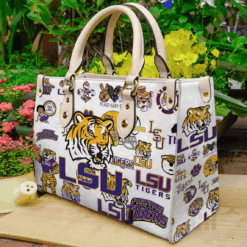 LSU Tigers Lover Leather Handbag