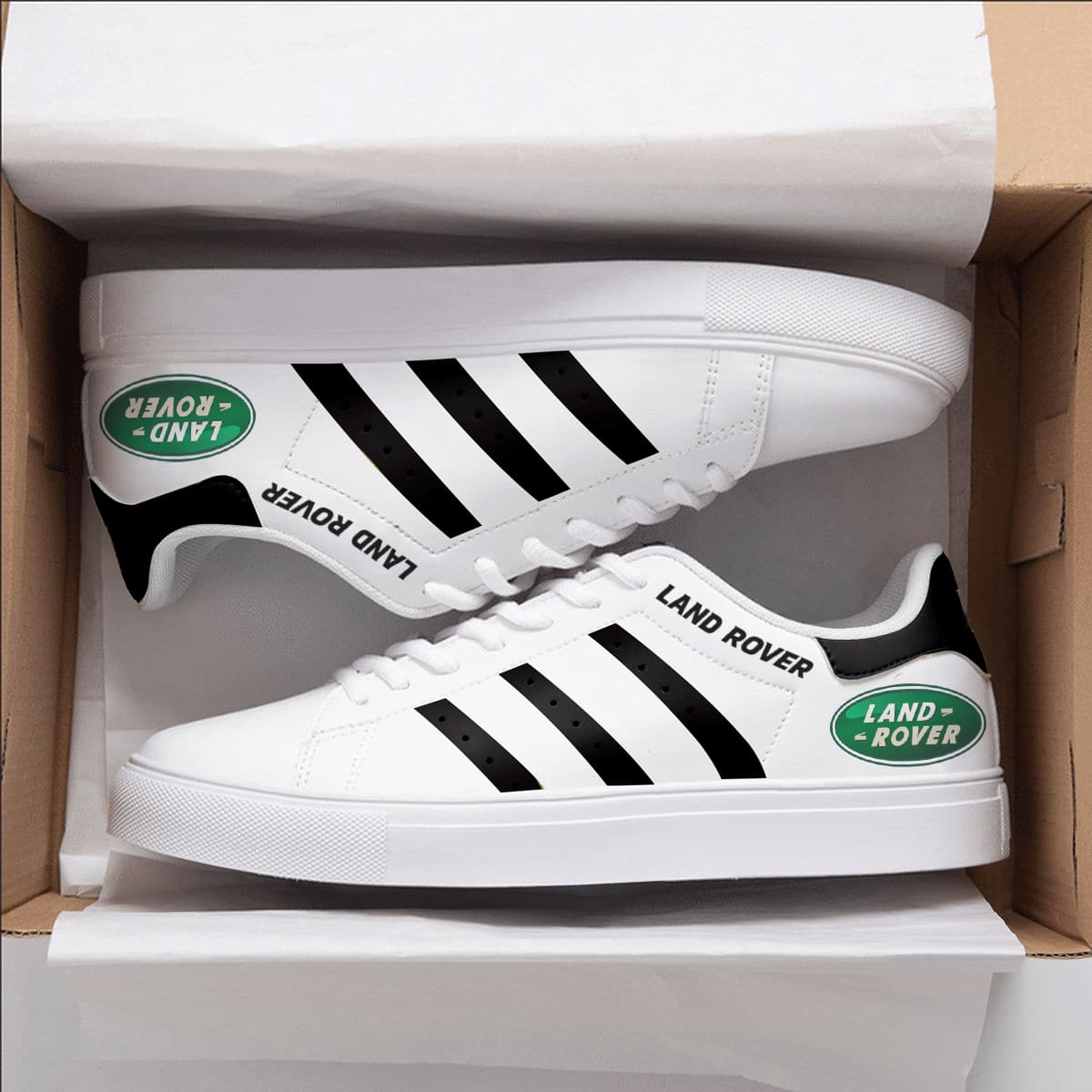 Land Rover Black Stan Smith Shoes 1 Land Rover Black Stan Smith Shoes