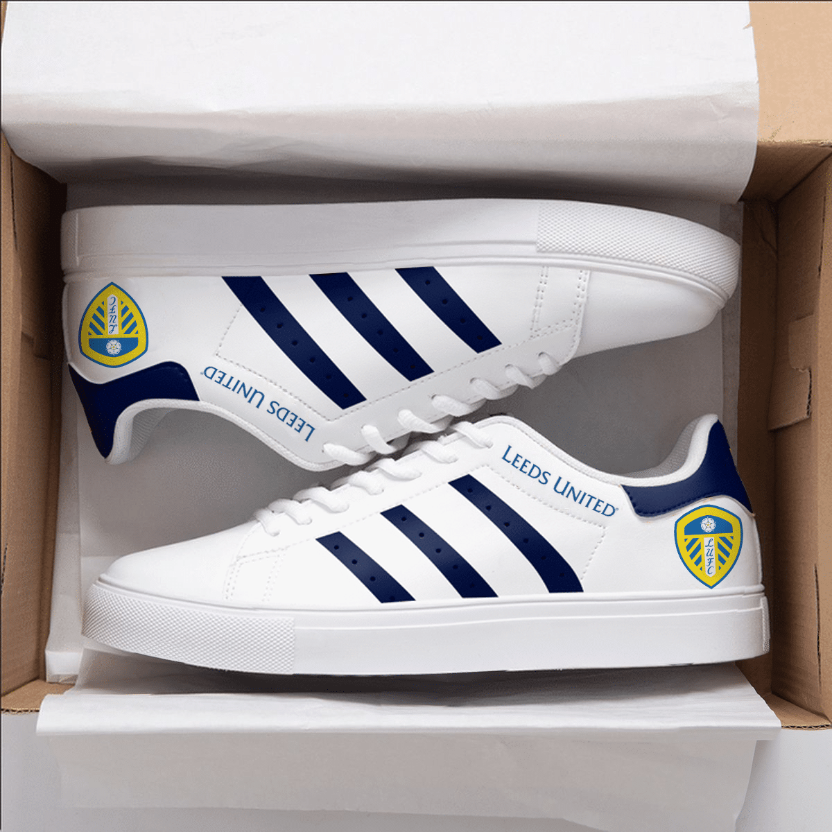 Leeds United Stan Smith Shoes 1 Leeds United Stan Smith Shoes