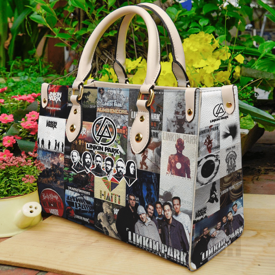 Linkin Park Lover Leather Handbag 1 Linkin Park Lover Leather Handbag