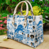Detroit Lions Lover Leather Handbag