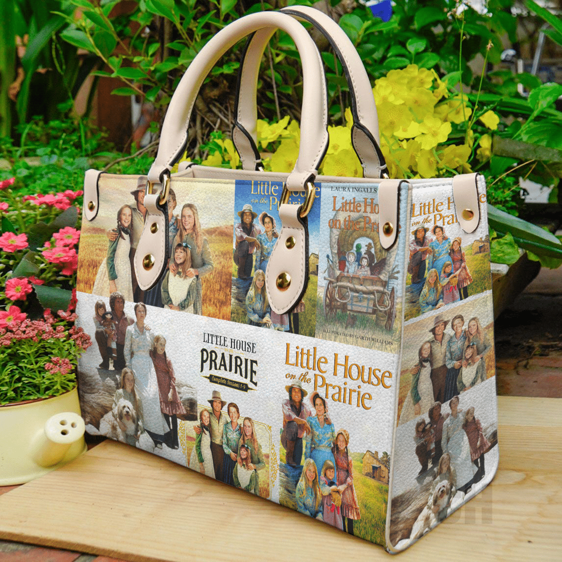 Little House On The Prairie Leather Handbag 1 Little House On The Prairie Leather Handbag