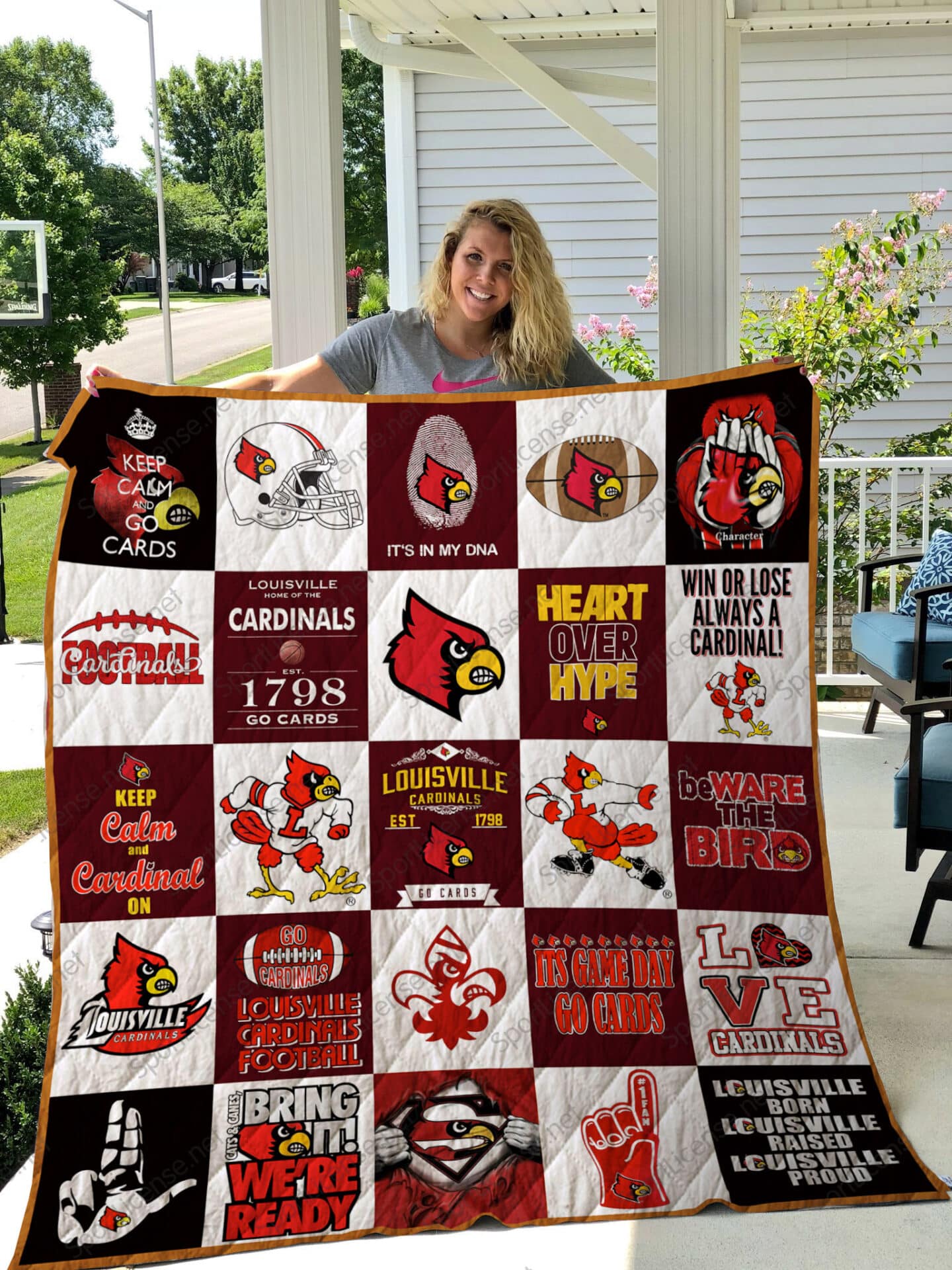 Louisville Cardinals Lover Blanket 1 Louisville Cardinals Lover Blanket
