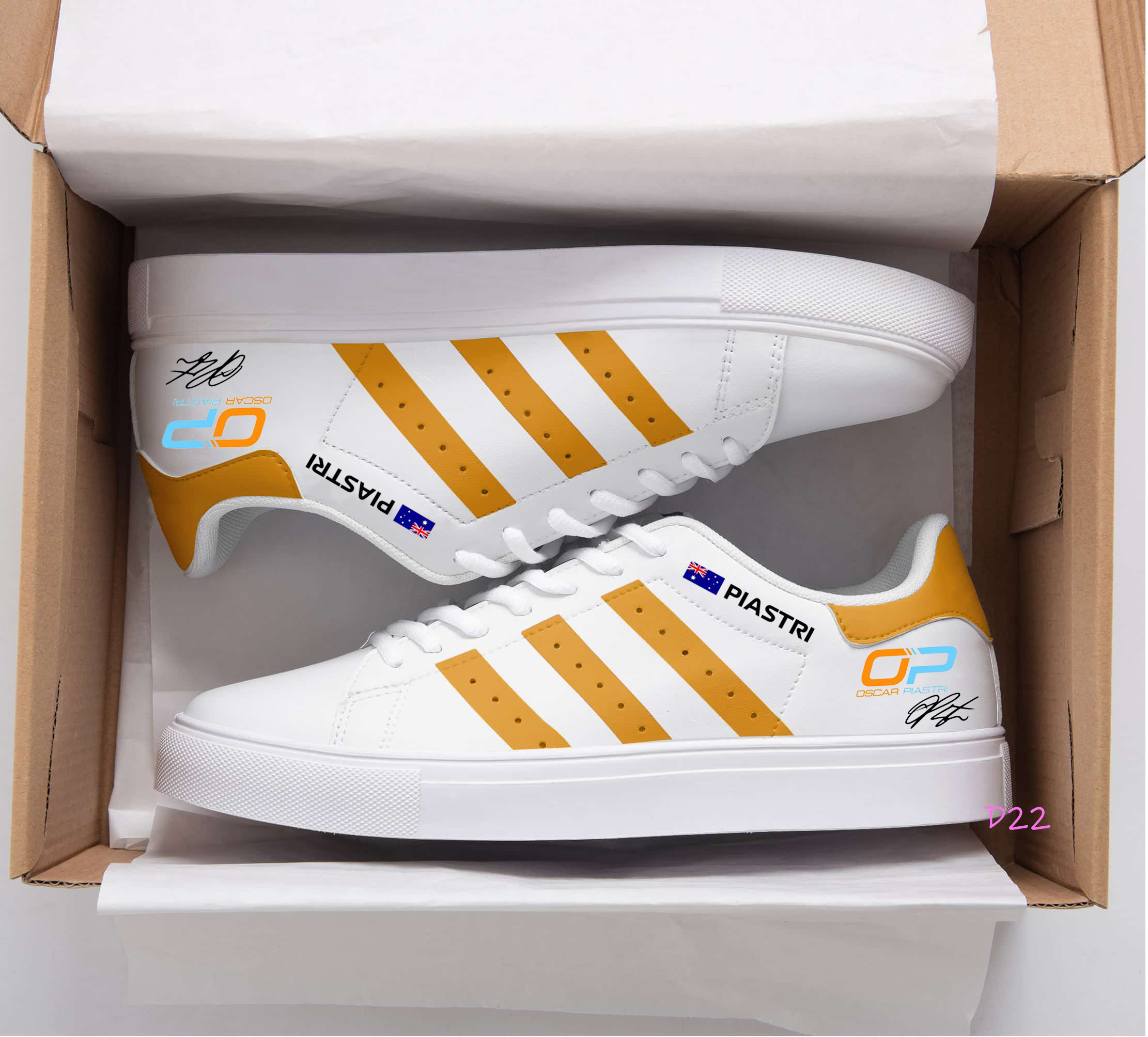 Oscar Piastri Stan Smith Shoes 1 Oscar Piastri Stan Smith Shoes