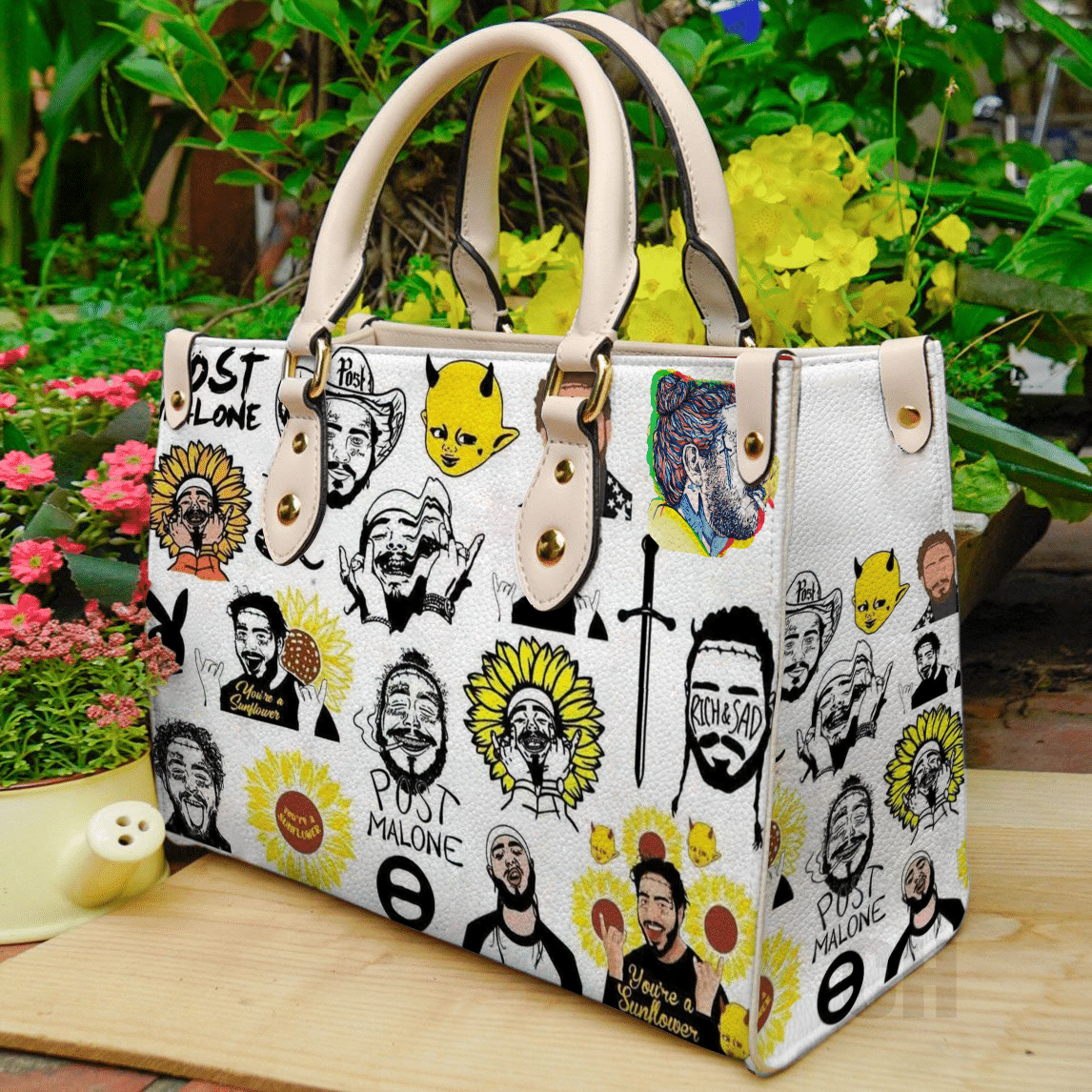 Post Malone Leather Handbag 1 Post Malone Leather Handbag