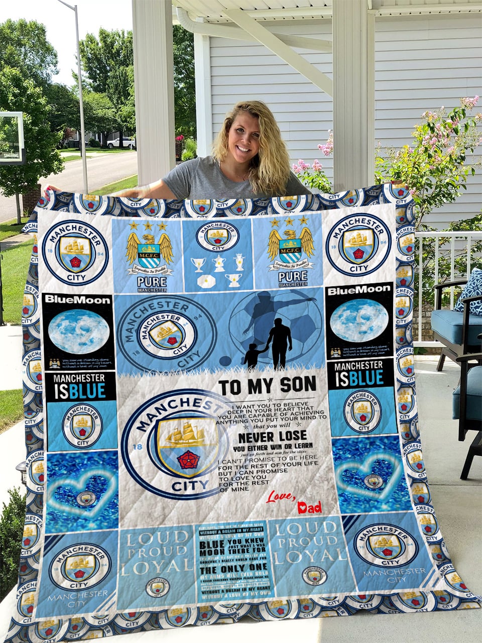 Manchester City Quit Blanket 1 Manchester City Quit Blanket