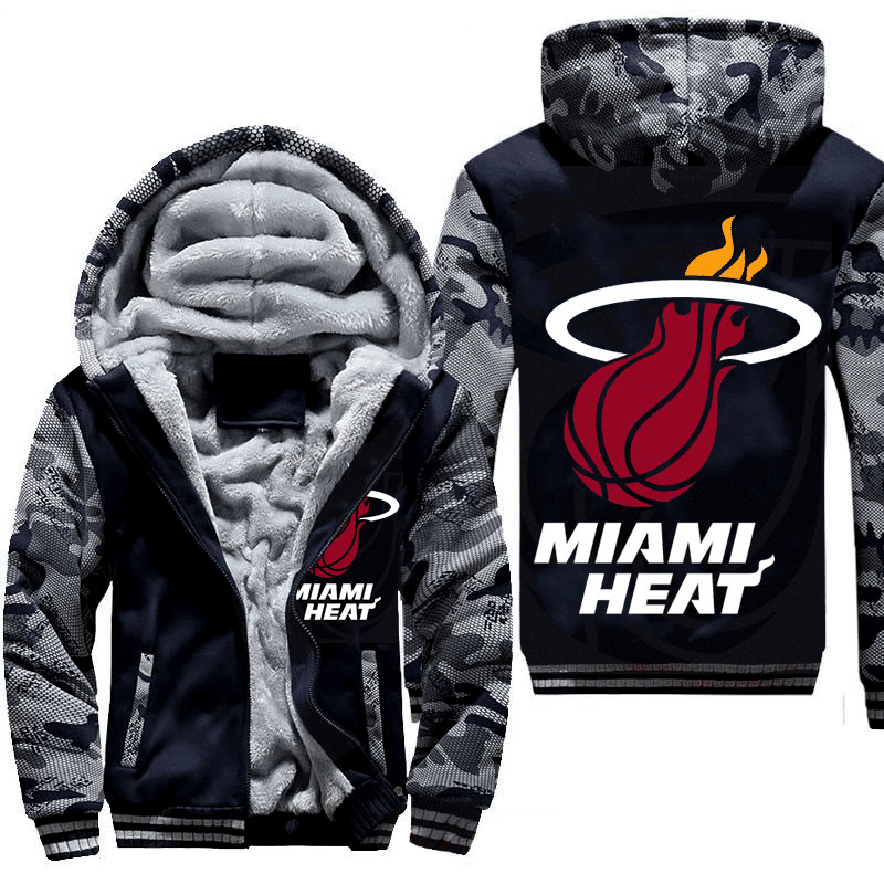 Miami Heat Fleece Jacket 1 Miami Heat Fleece Jacket
