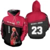 Michael Jordan Hoodie Zip Hoodie 3D