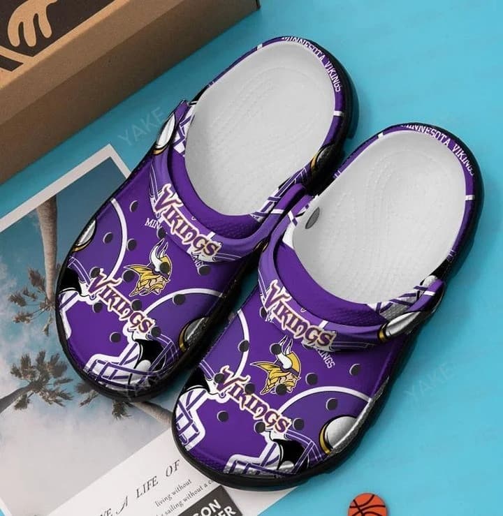 Minnesota Vikings 1 Soft Clogs 1 Minnesota Vikings 1 Soft Clogs