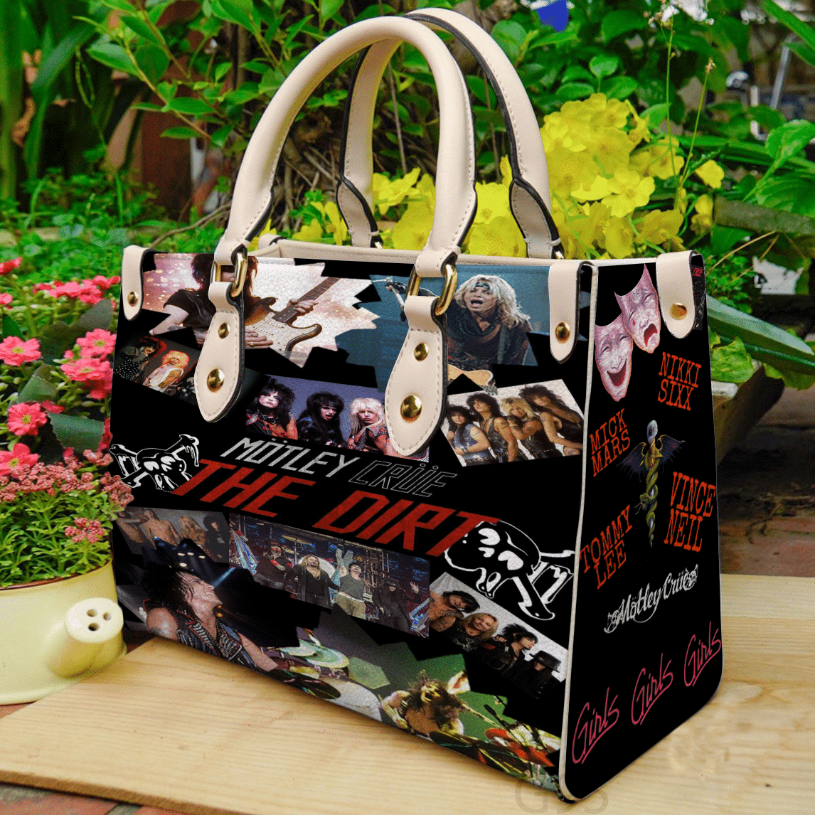 Motley Crue Leather Handbag 1 Motley Crue Leather Handbag