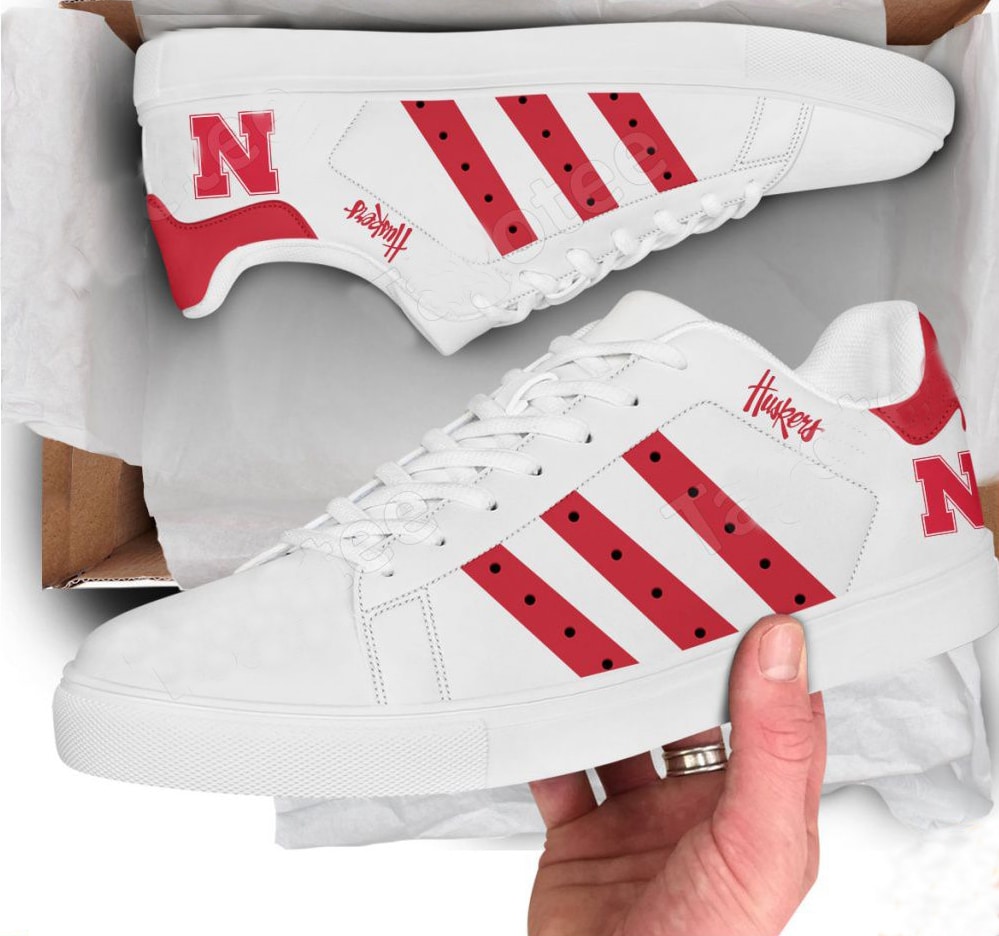 Nebraska Cornhuskers Stan Smith Shoes 1 Nebraska Cornhuskers Stan Smith Shoes