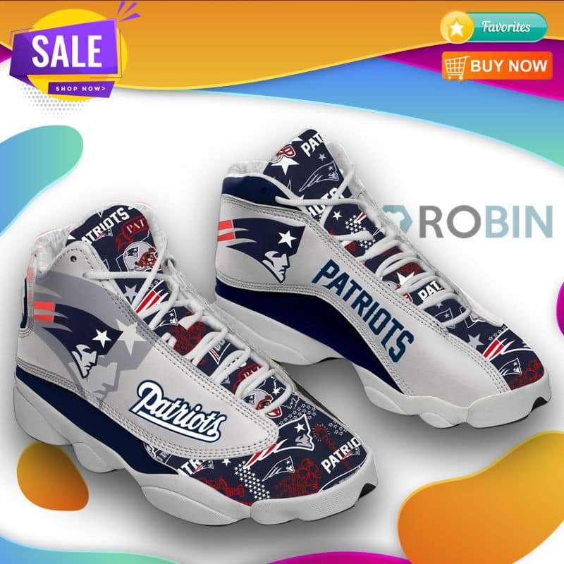 New England Patriots Jordan 13 1 New England Patriots Jordan 13