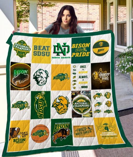 North Dakota State Bison Blanket 1 North Dakota State Bison Blanket