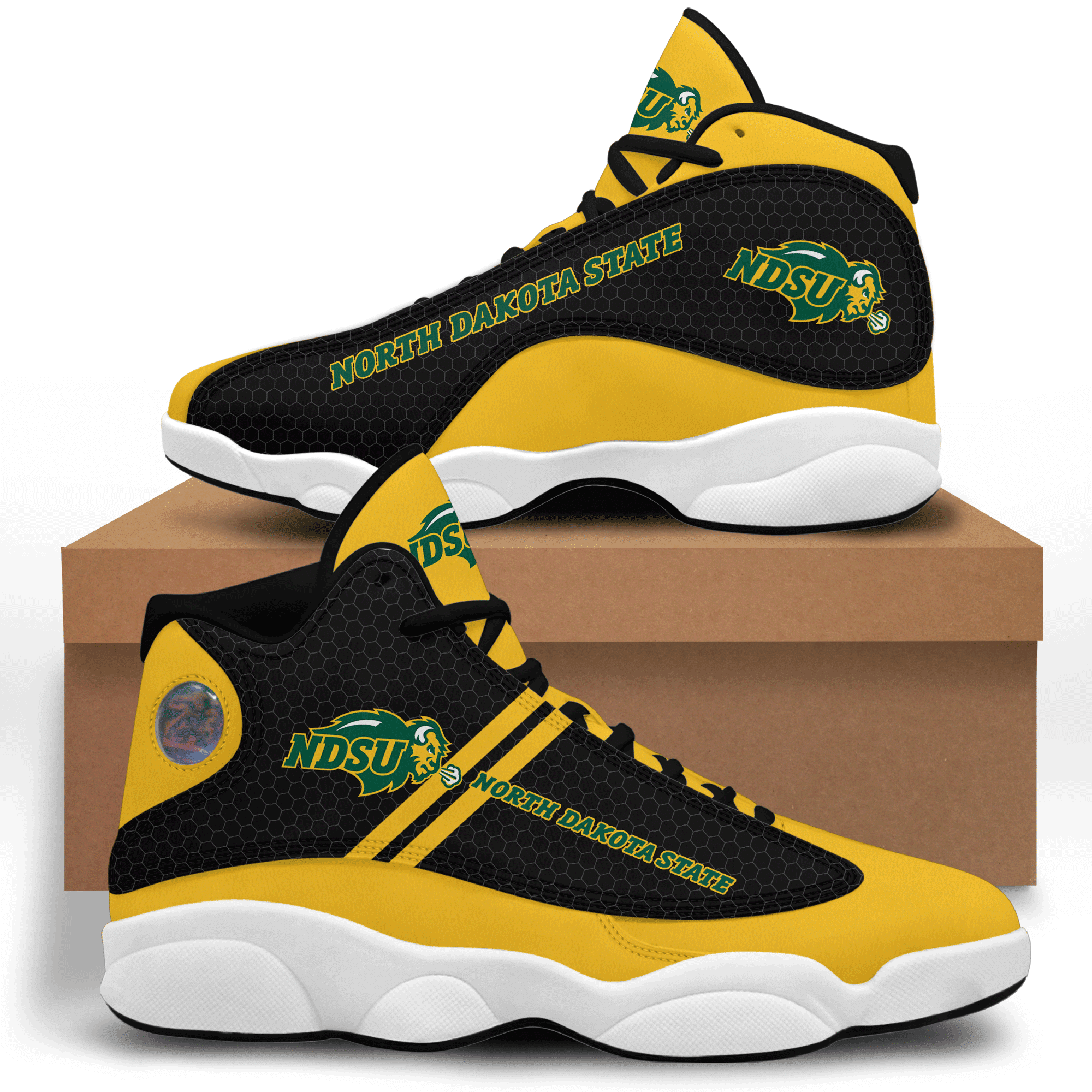 North Dakota State Bison Lover Jordan 13 1 North Dakota State Bison Lover Jordan 13