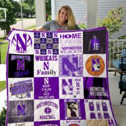 Northwestern Wildcats Blanket