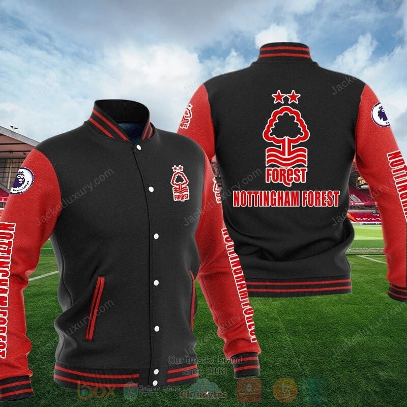 Nottingham Forest Baseball Jacket 1 Nottingham Forest Baseball Jacket