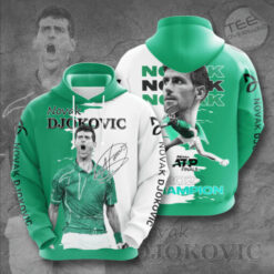 Novak Djokovic Hoodie Zip Hoodie 3D