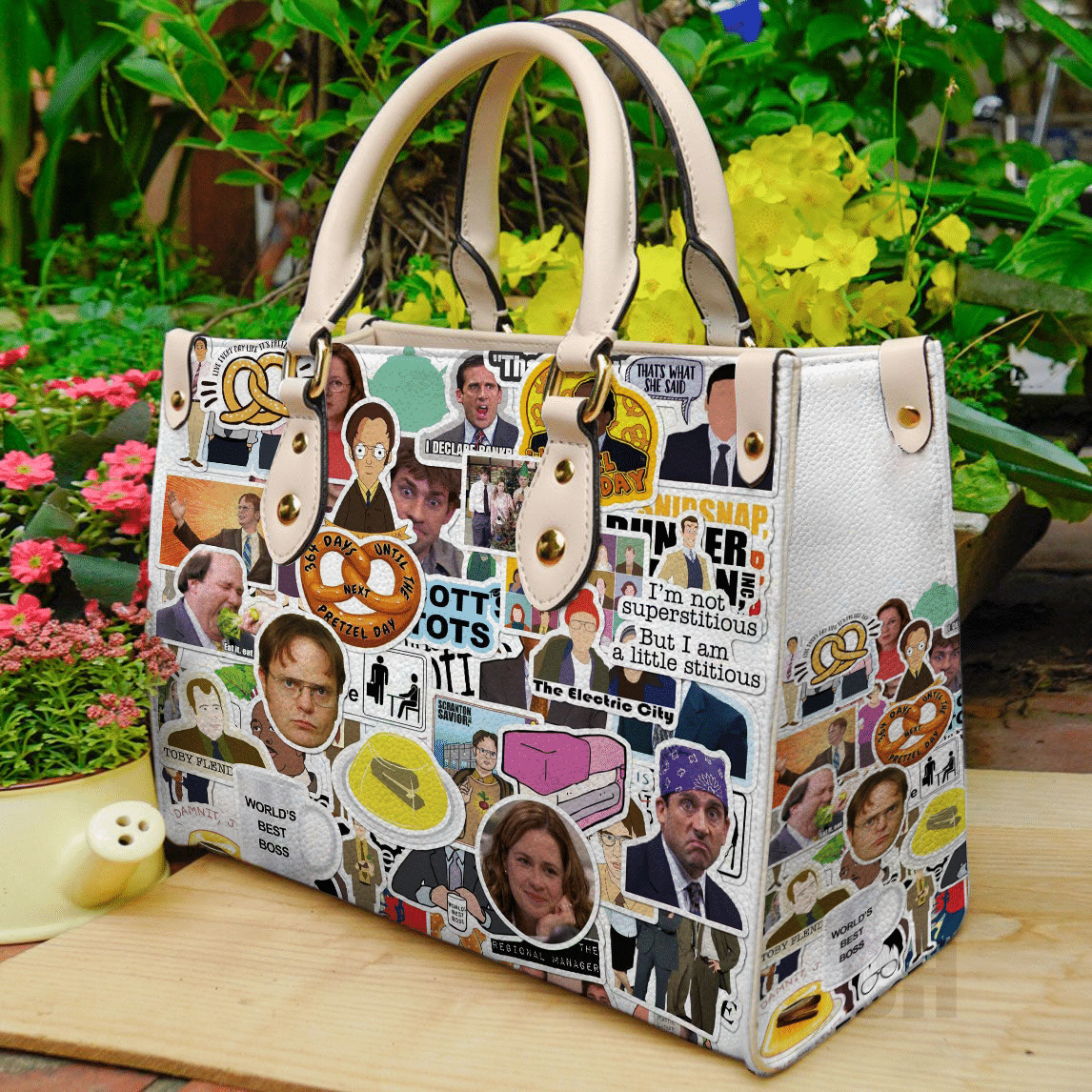The Office Leather Handbag 1 The Office Leather Handbag