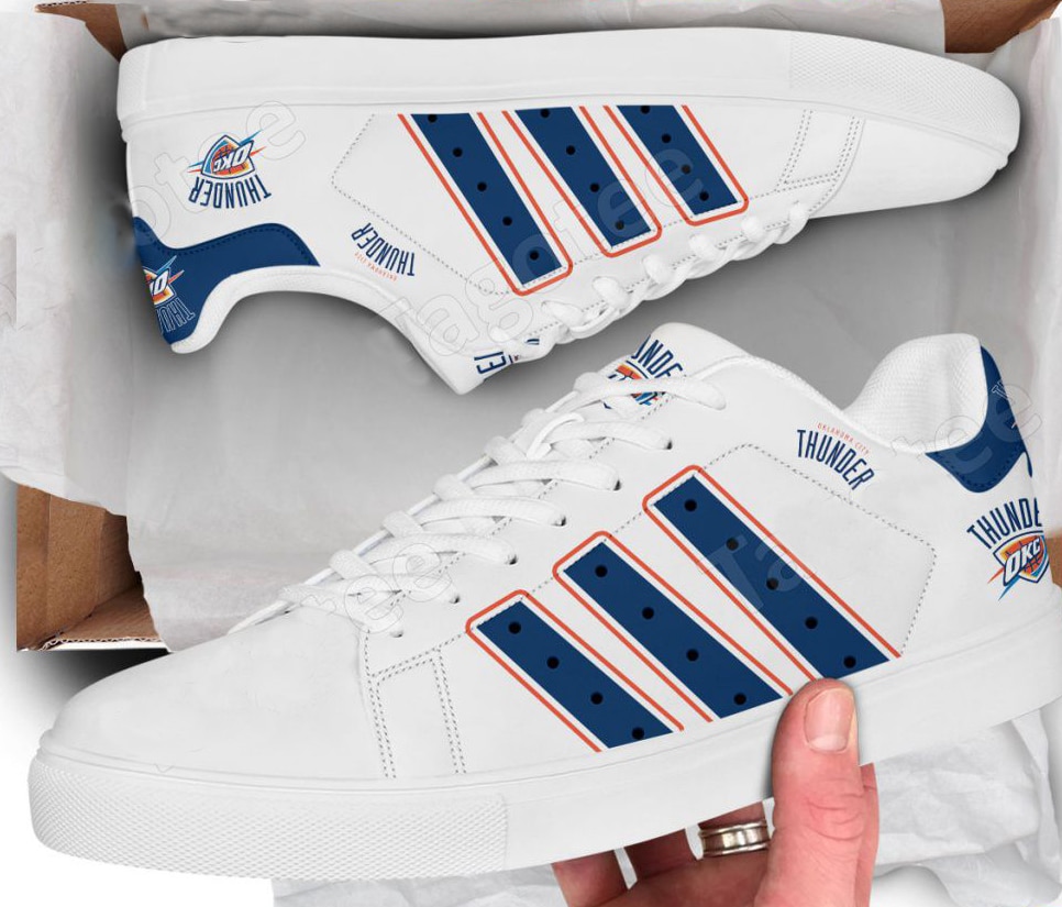Oklahoma City Thunder Stan Smith Shoes 1 Oklahoma City Thunder Stan Smith Shoes