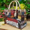 Pantera Band Hand Leather Handbag