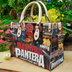 Pantera Band Hand Leather Handbag
