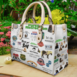 Parks And Recreation Leather Handbag
