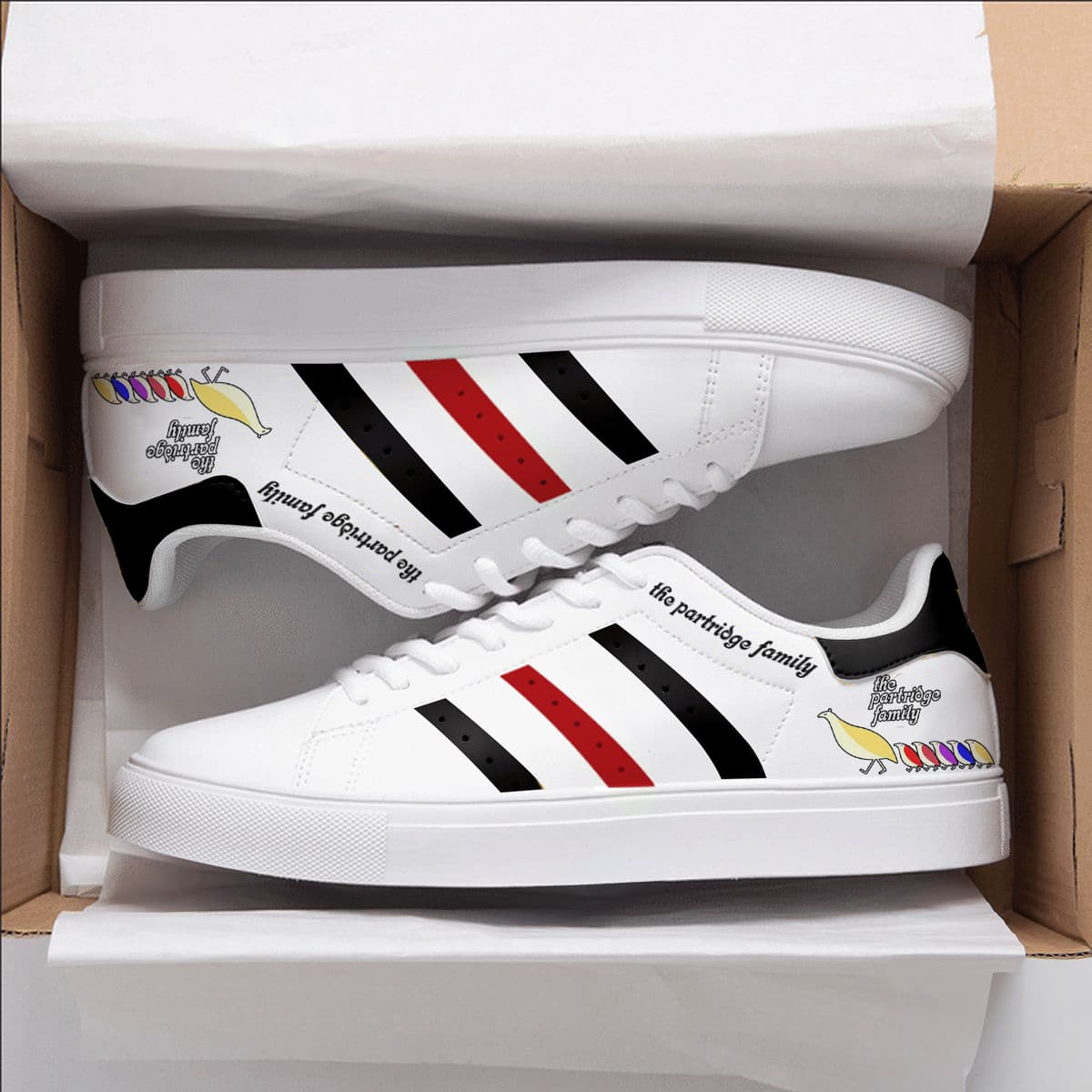 The Partridge Family Red Stan Smith Shoes 1 The Partridge Family Red Stan Smith Shoes