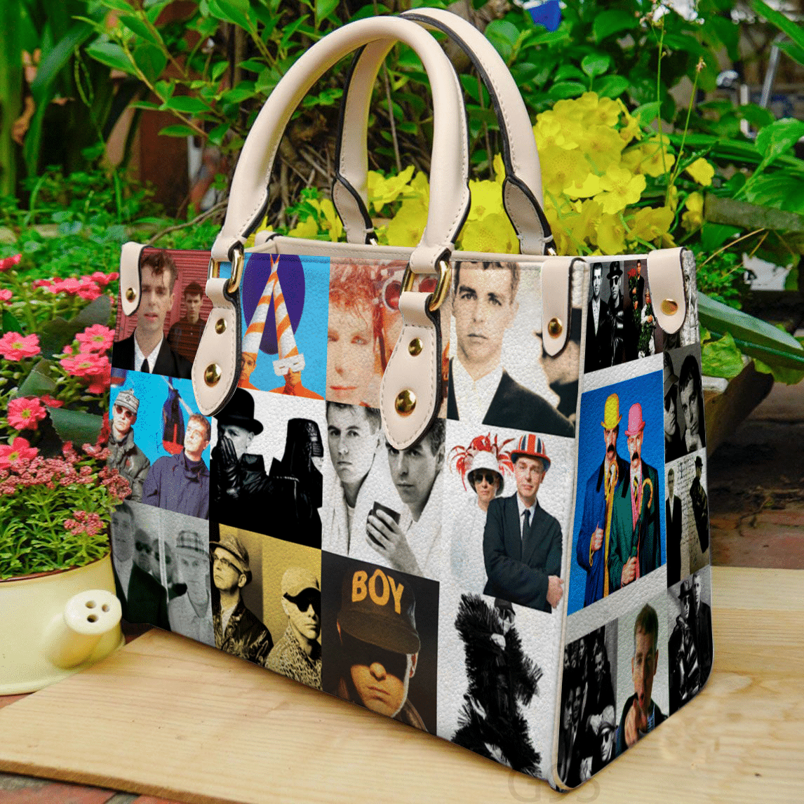 Pet Shop Boys 1 Leather Handbag 1 Pet Shop Boys 1 Leather Handbag