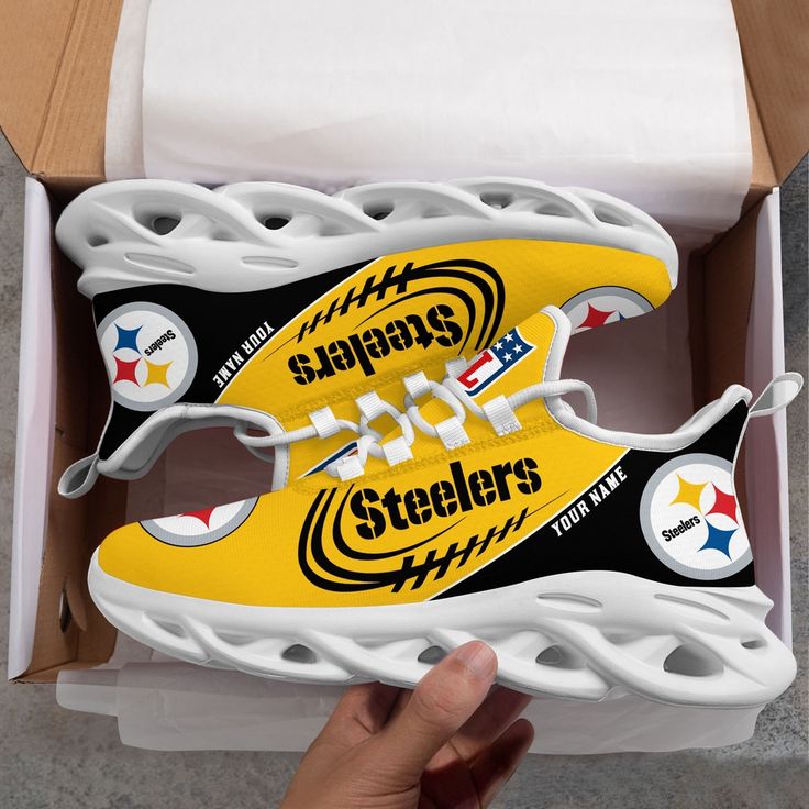 Pittsburgh Steelers Sunshine Max Soul Shoes 1 Pittsburgh Steelers Sunshine Max Soul Shoes