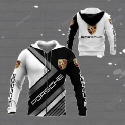 Porsche Hoodie Zip Hoodie 3D