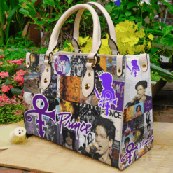 Prince Purple Hand Leather Handbag